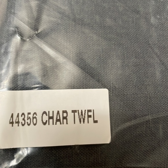 Garnet Hill 44356 Charcoal Twin Flat Sheet - Picture 4 of 6